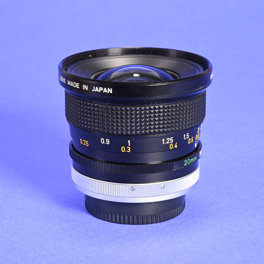 Canon FD 20mm F2.8 S.S.C. 単焦点レンズ Canon 20mm f/2.8 SSC FD Lens | Blue Moon Camera