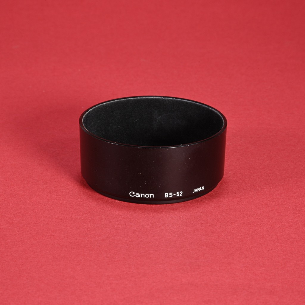 Canon New FD 50mm f/1.4 レンズ フード(BS-52)付 Canon BS-52 Lens Hood for New FD 50mm Lenses | Blue Moon Camera