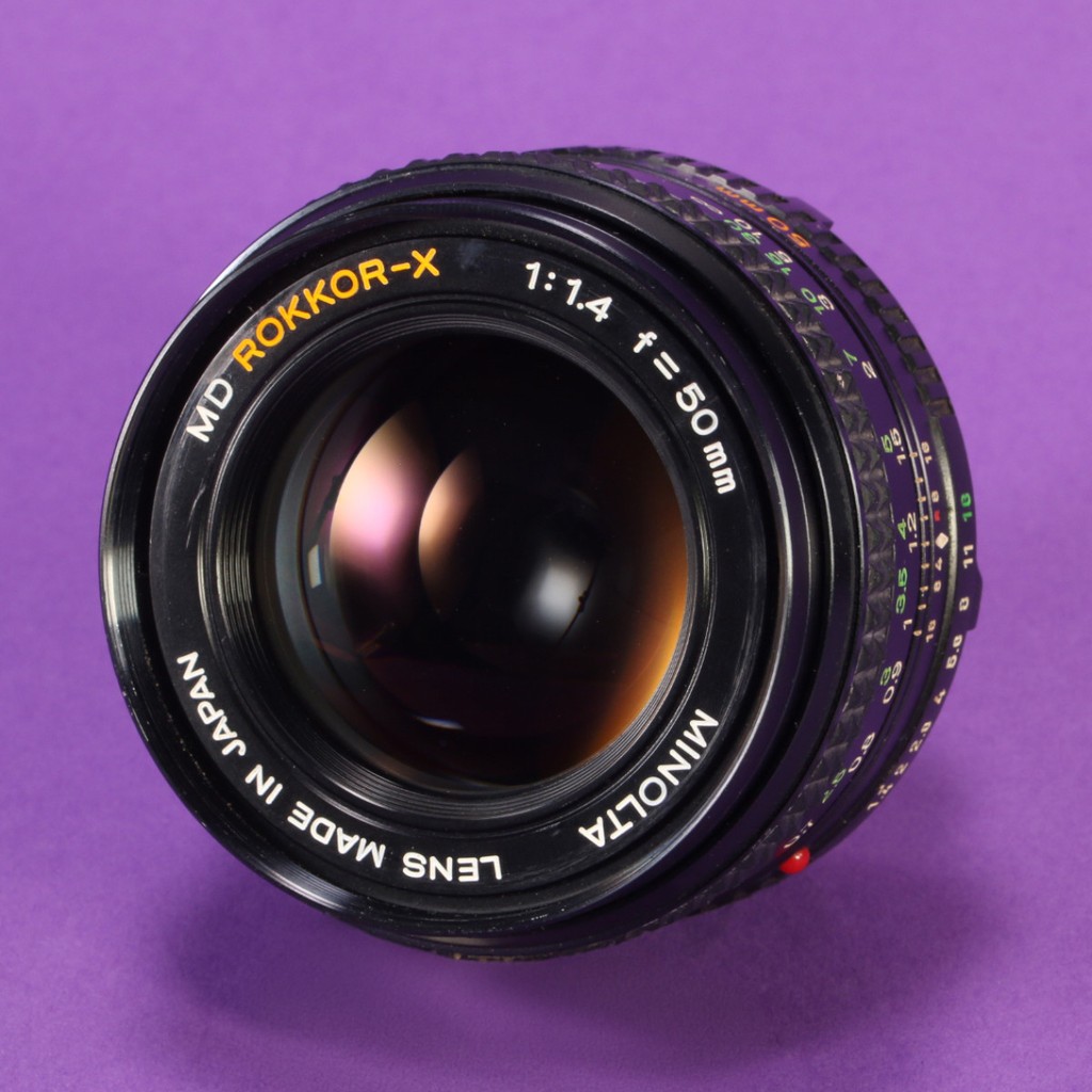 Used Minolta 50mm f1.4 Rokkor-X MD Lens - Excellent Fast Prime