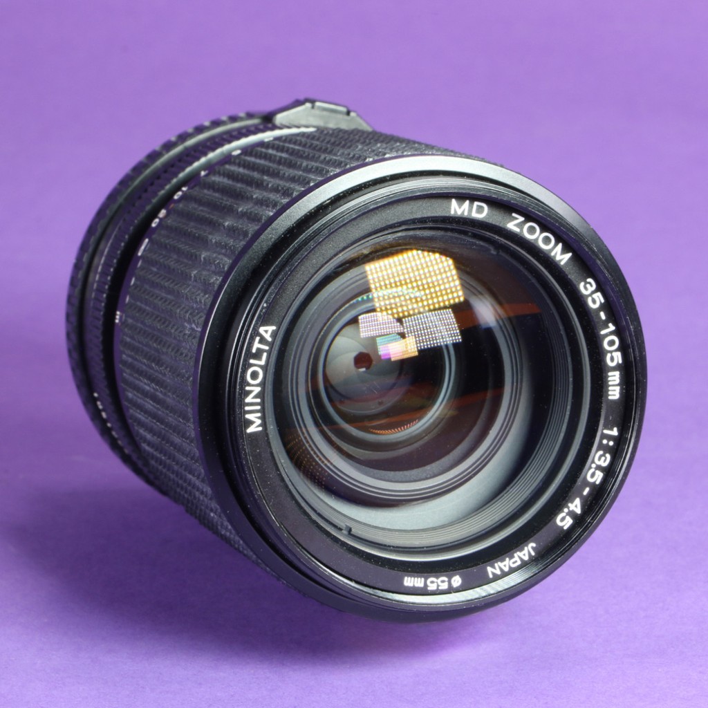 Minolta 35-105mm f3.5-4.5 Zoom Macro Lens for MD | Blue Moon Camera