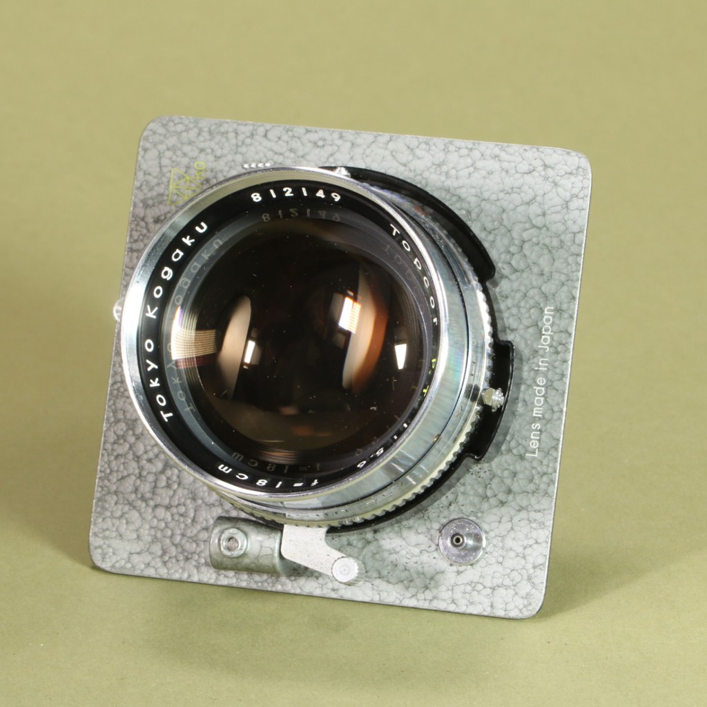 Tokyo Kogaku 18cm f5.6 Topcor P.T. Lens for Horseman VH | Blue