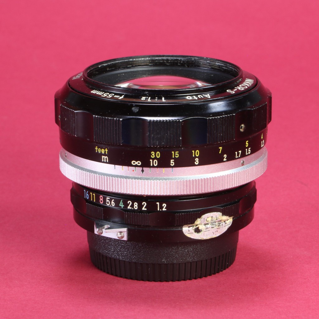Nikon 55mm f1.2 Nikkor-S Non-AI Lens - Ultra-fast Prime Lens for