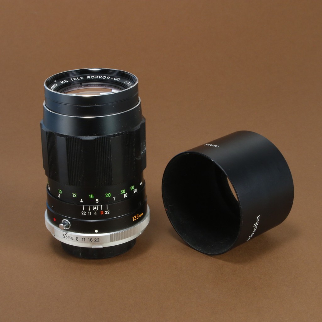 Minolta 135mm f3.5 Tele Rokkor-QD Lens for Minolta MC | Blue Moon