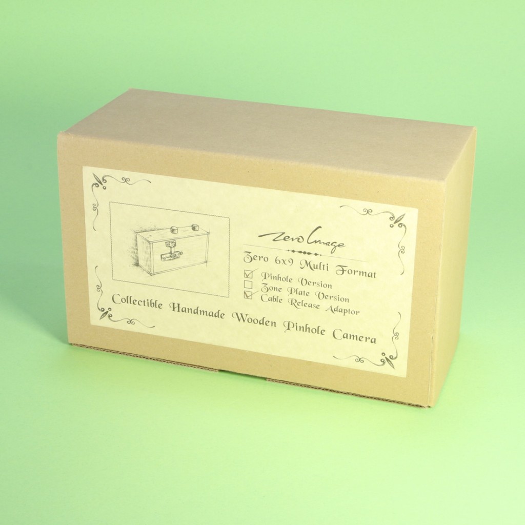 Zero Image 69D Deluxe Pinhole Camera - Handmade Varnished Teak