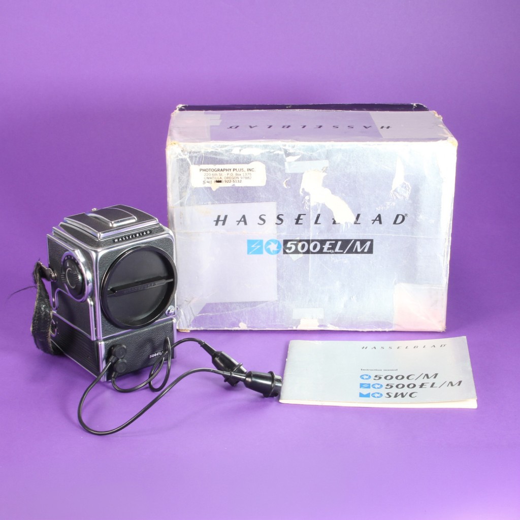 Used Hasselblad 500 EL/M Camera Body - Medium-Format SLR | Blue