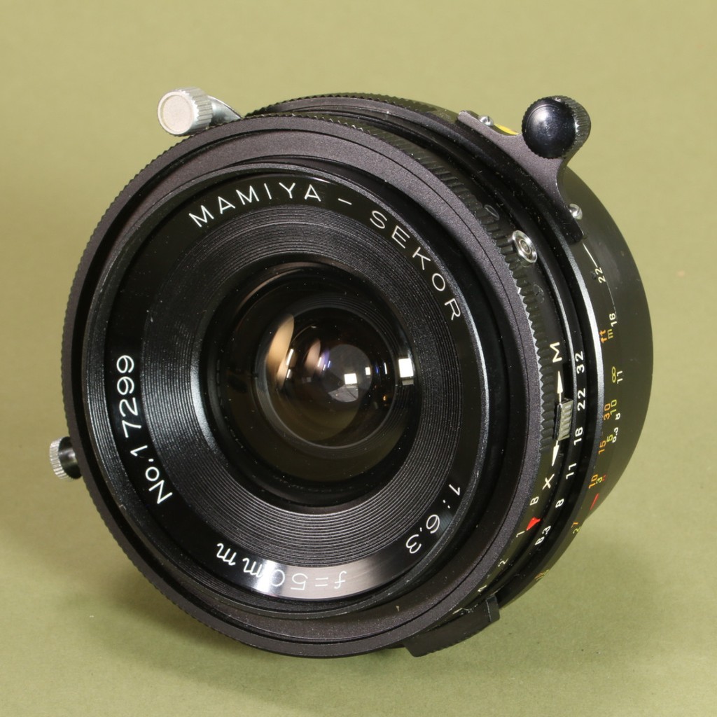 Mamiya Sekor 50mm f/6.3 単焦点レンズ Mamiya 50mm f6.3 Lens for Mamiya Press | Blue Moon Camera