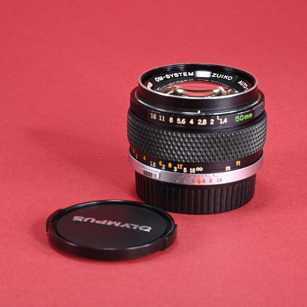 Olympus 50mm f/1.4 G. Zuiko Auto-S OM Mount Lens | Blue Moon Camera