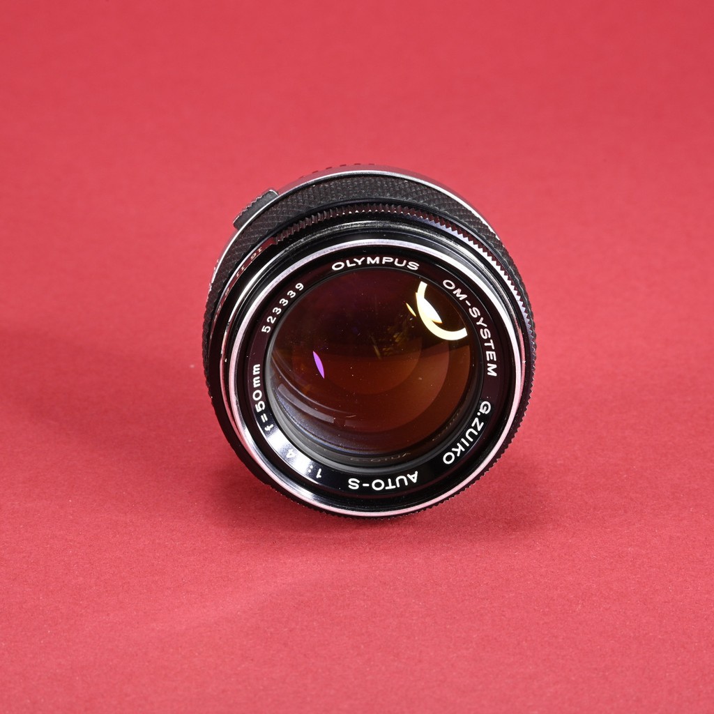 Olympus 50mm f/1.4 G. Zuiko Auto-S OM Mount Lens | Blue Moon Camera