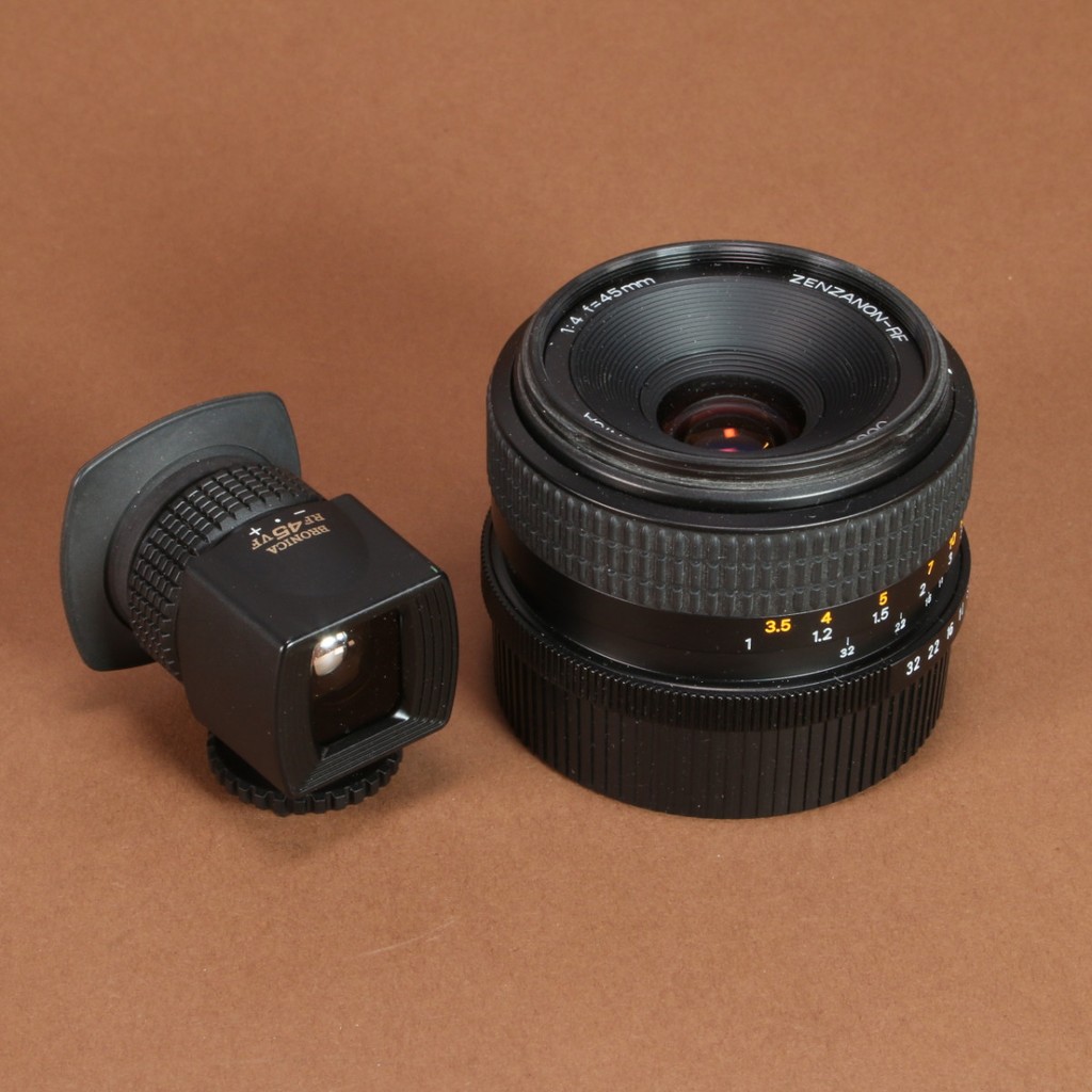 BRONICA ZENZANON RF 45mm F4 レンズ Used Bronica 45mm f4 Zenzanon-RF Lens for RF645 | Quality Wide