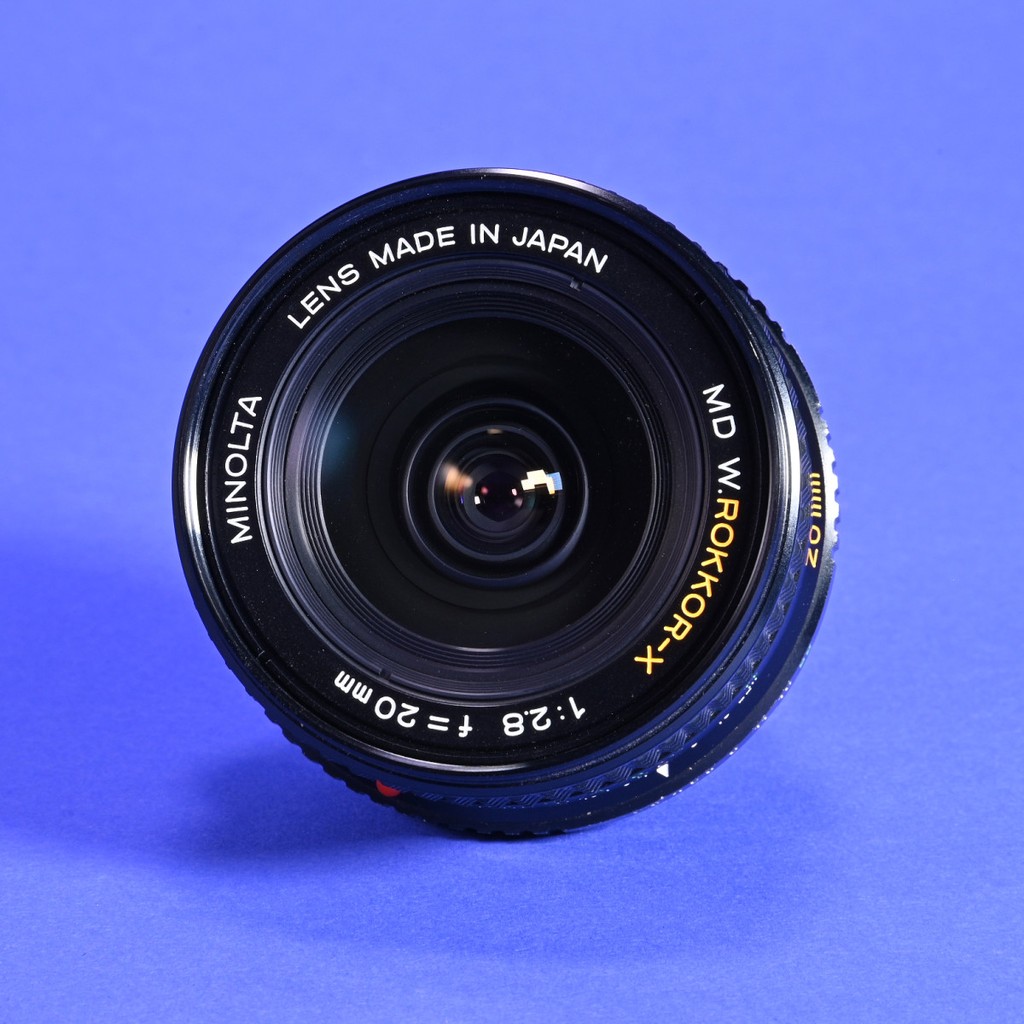 Minolta 20mm f2.8 W.Rokkor-X Lens | Vintage Prime Lens for MD