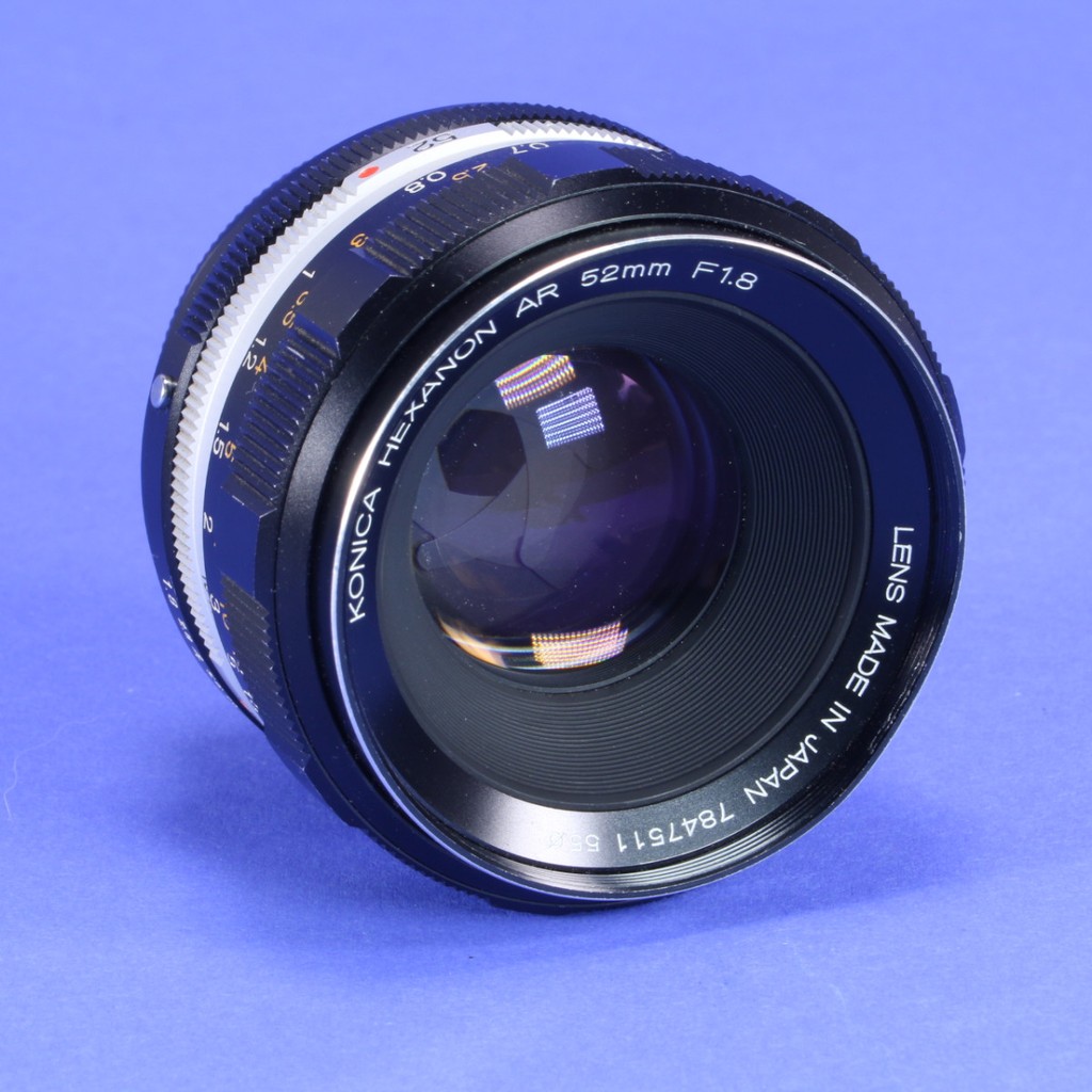 Konica 52mm f1.8 Hexanon AR Lens for 35mm SLR Konica Autoreflex