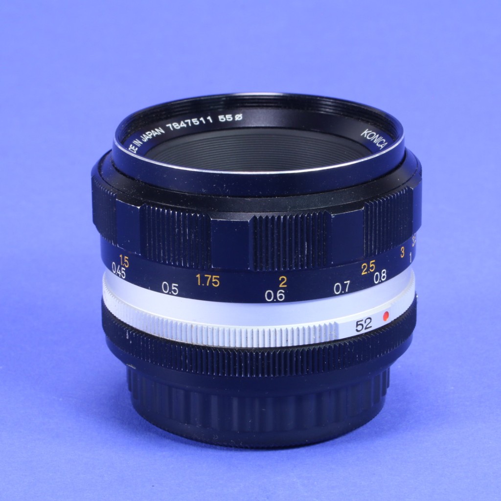 Konica 52mm f1.8 Hexanon AR Lens for 35mm SLR Konica Autoreflex