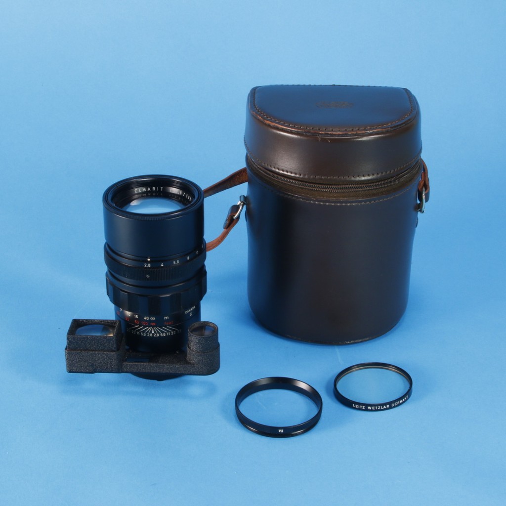 Leica 135mm f2.8 Elmarit Lens (with Goggles) for Leica M | Blue