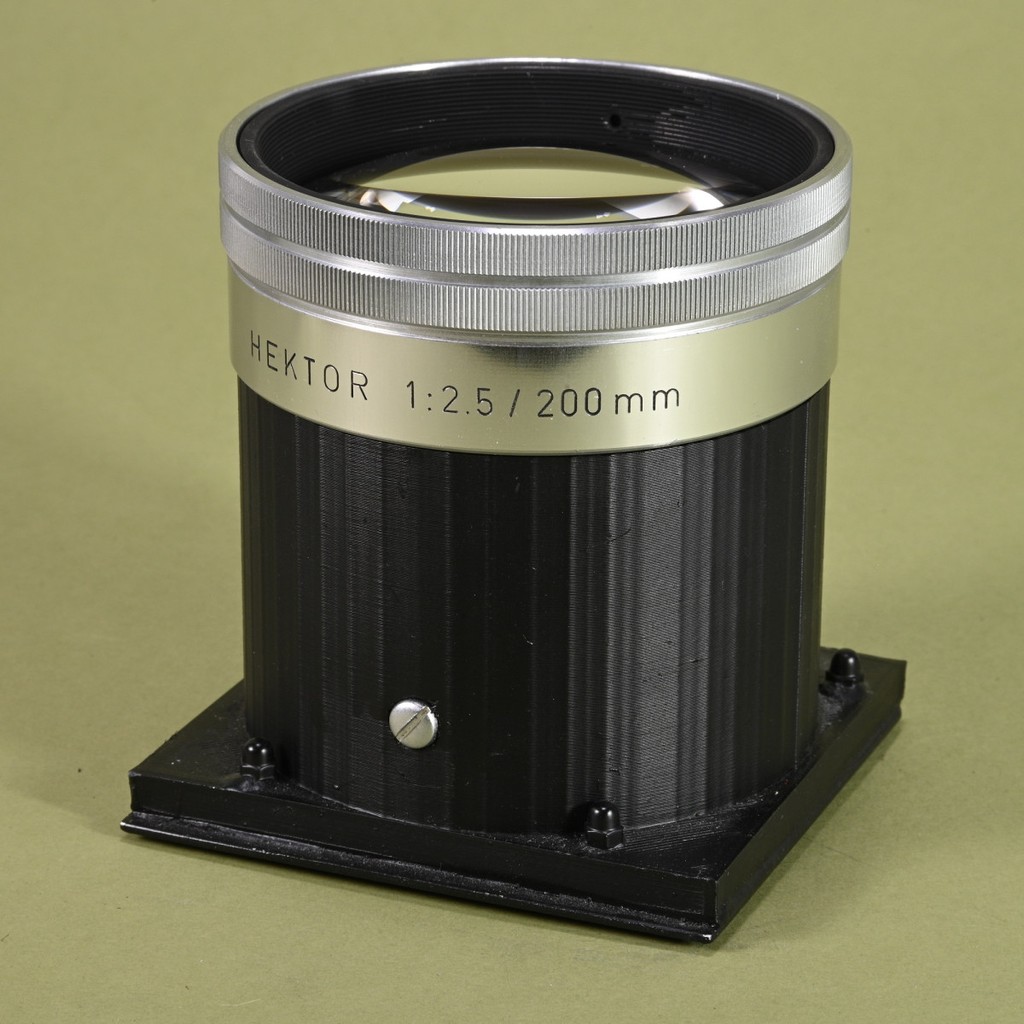 Leitz 200mm f/2.5 Hektor Lens (Custom Large Format Mount) | Blue