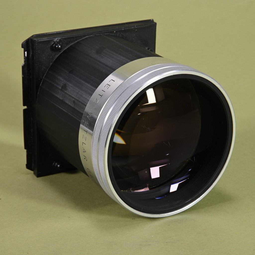 Leitz 200mm f/2.5 Hektor Lens (Custom Large Format Mount) | Blue