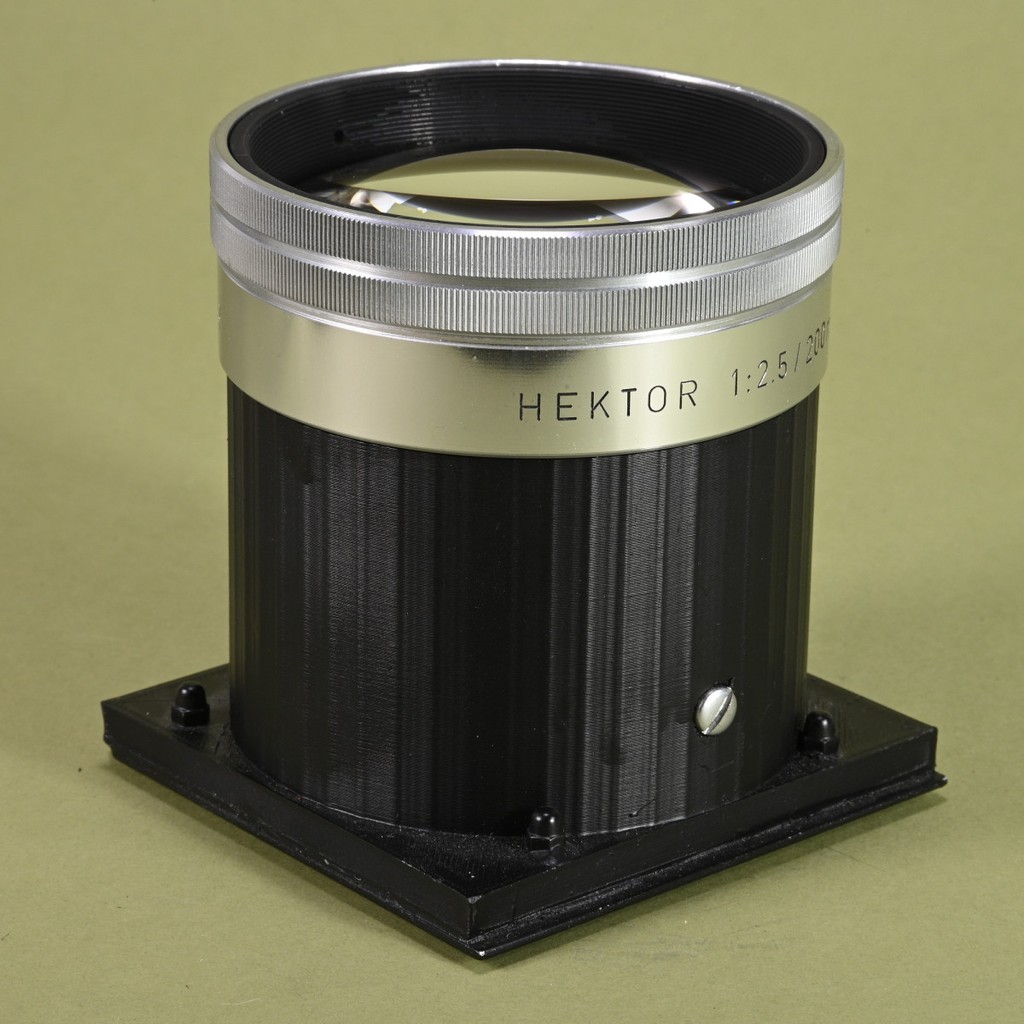 Leitz 200mm f/2.5 Hektor Lens (Custom Large Format Mount) | Blue