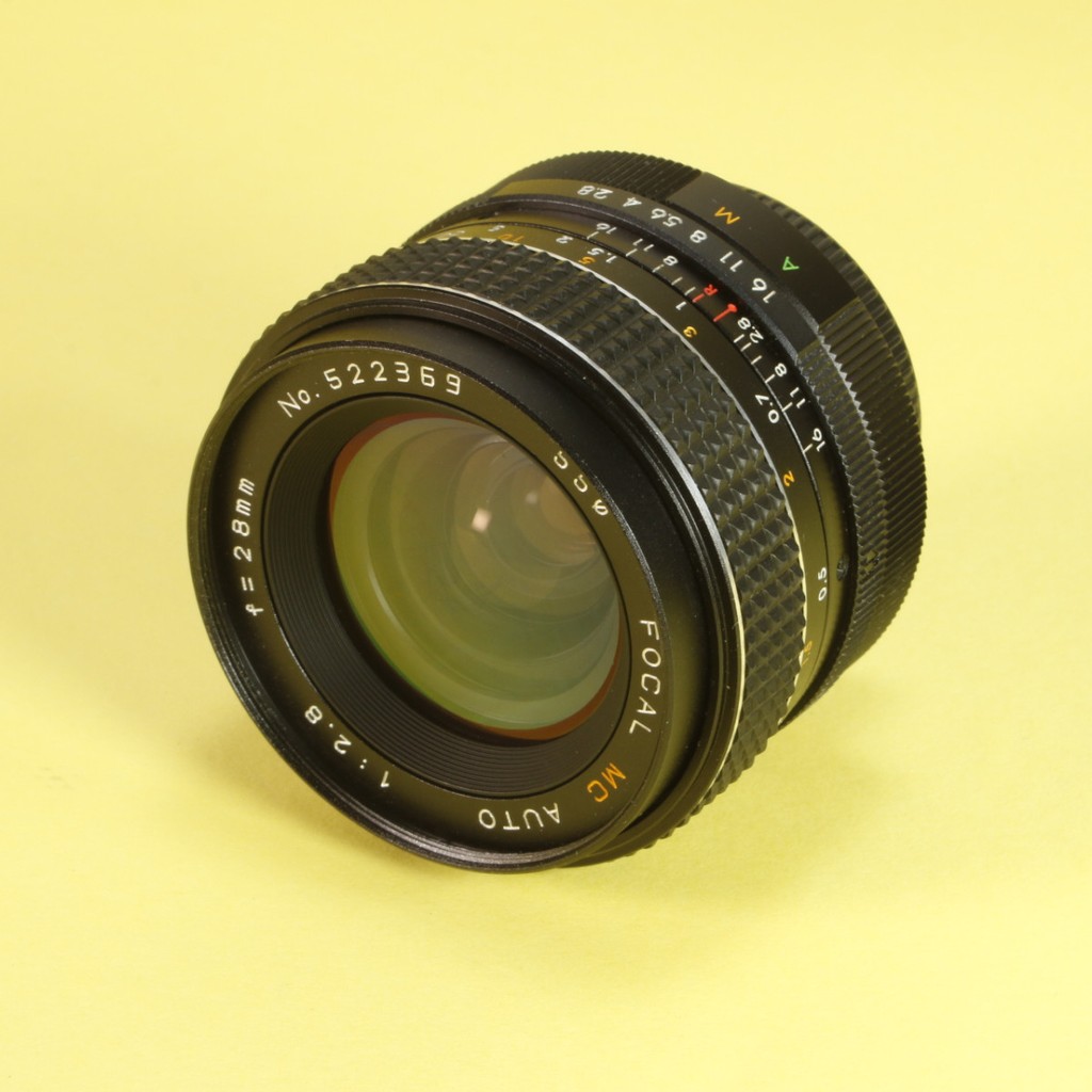 Focal 28mm f2.8 MC Auto Lens for M42 | Blue Moon Camera