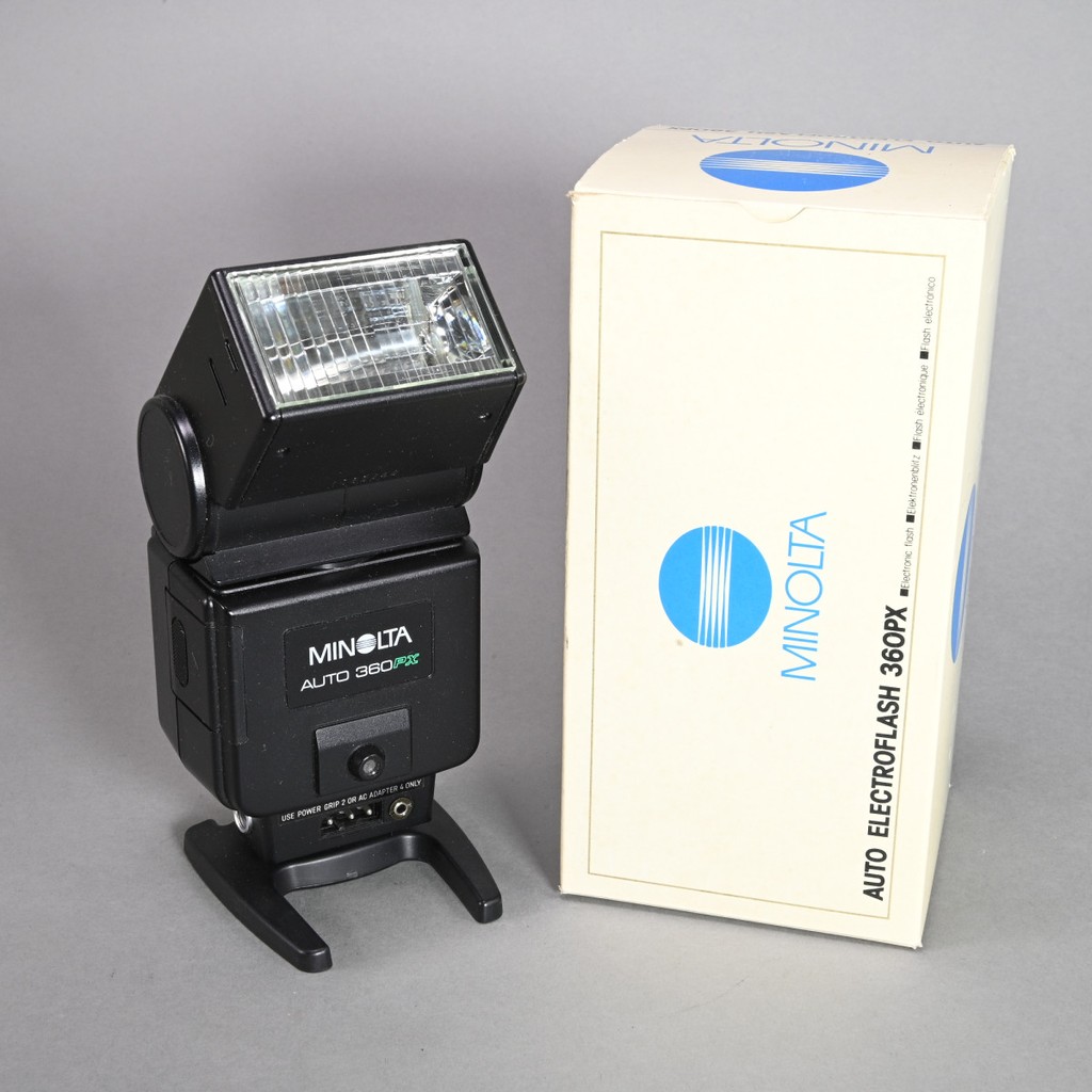 Minolta Auto Electroflash 360PX TTL Speedlight | Blue Moon Camera