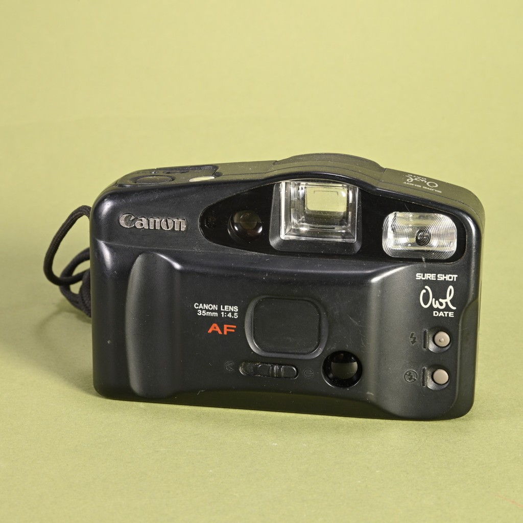 Canon Sure Shot Owl Date 35mm Point-and-Shoot Camera | Blue Moon