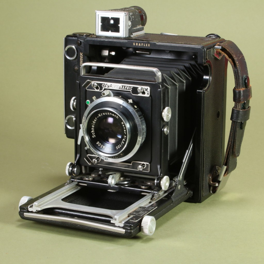 Graflex Century Graphic 2.25x3.25 Camera Kit with Kodak 105mm f4.5