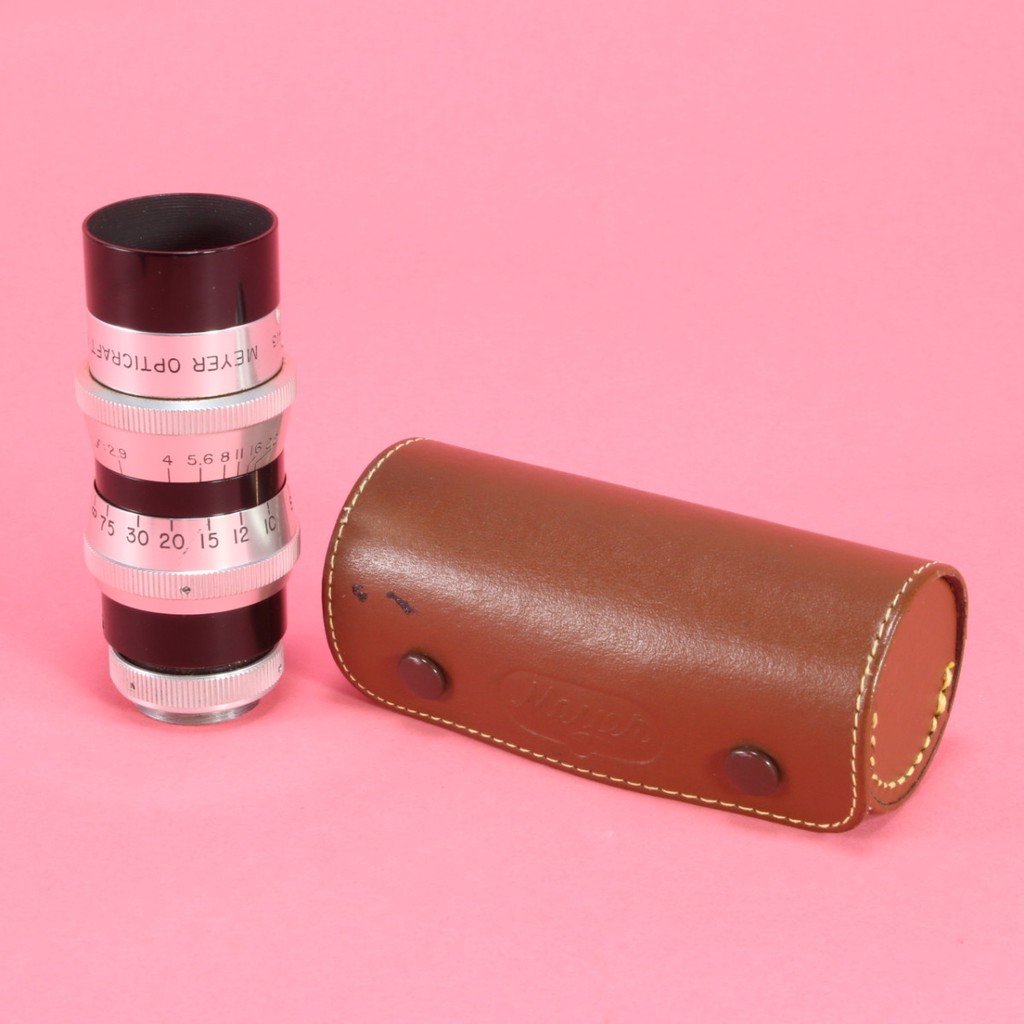 Meyer Opticraft 3 inch f2.9 Trioplan Lens for C-Mount | Blue Moon