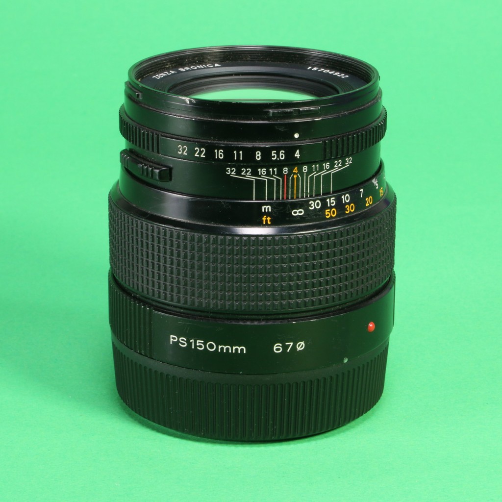 Bronica 150mm f4 Zenzanon-PS Lens for SQ | Blue Moon Camera