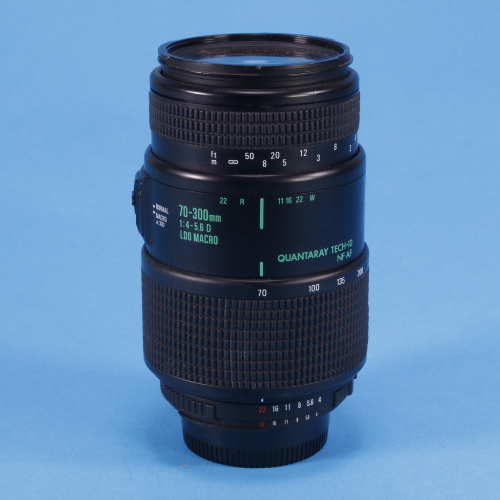 Quantaray 70-300mm f4-5.6 D LDO Macro Tech-10 for Nikon AF | Blue