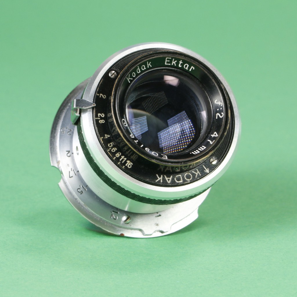 Kodak 47mm f2 Ektar Lens Modified to Leica M | Blue Moon Camera