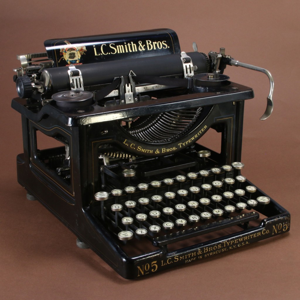 L.C. Smith No. 5 Desktop Typewriter | Blue Moon Camera