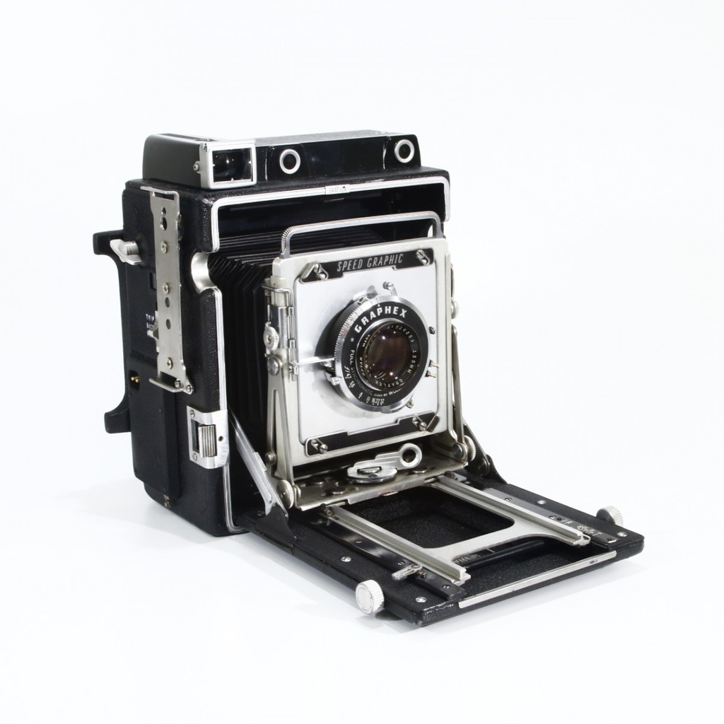 Graflex Speed Graphic 4x5 Camera with Graflex 135mm f4.7 Optar