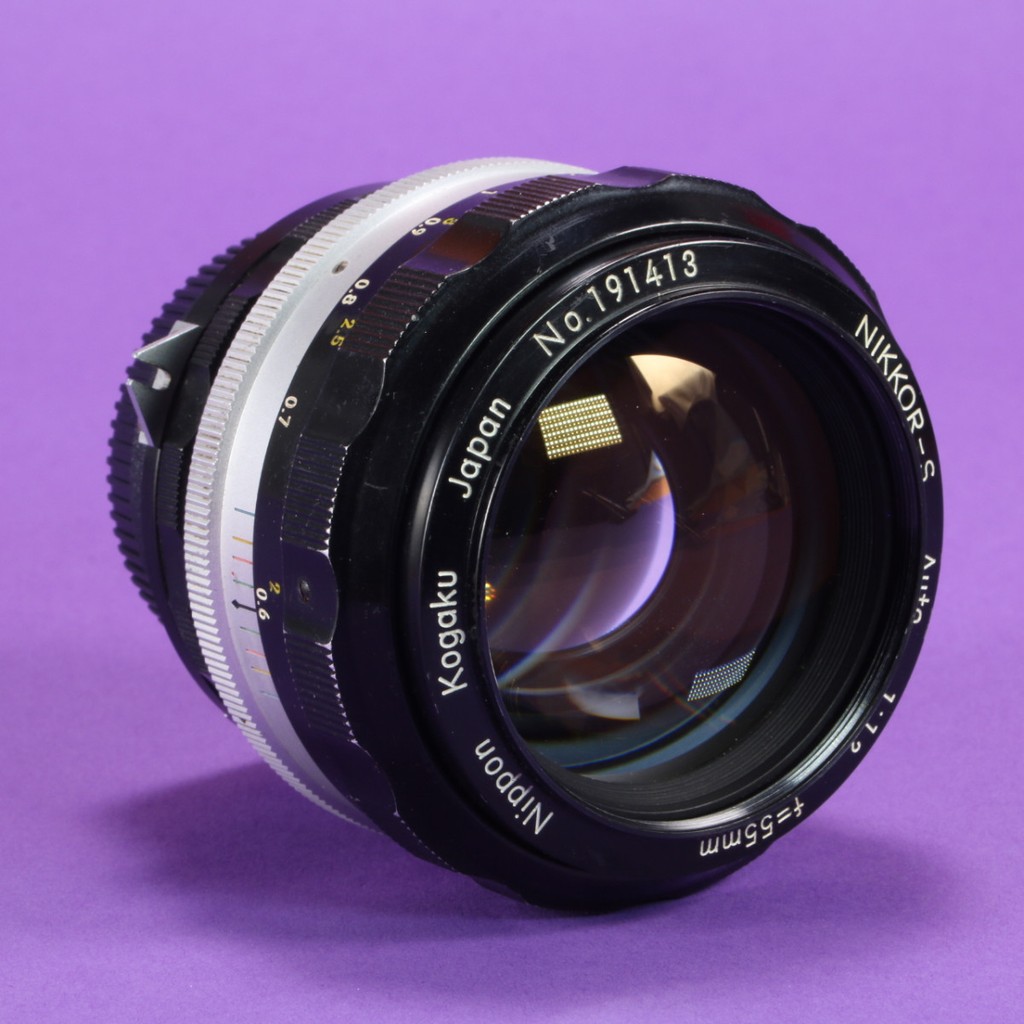 Nikon 55mm f1.2 Nikkor-S Non-AI Lens - Ultra-fast Prime Lens for