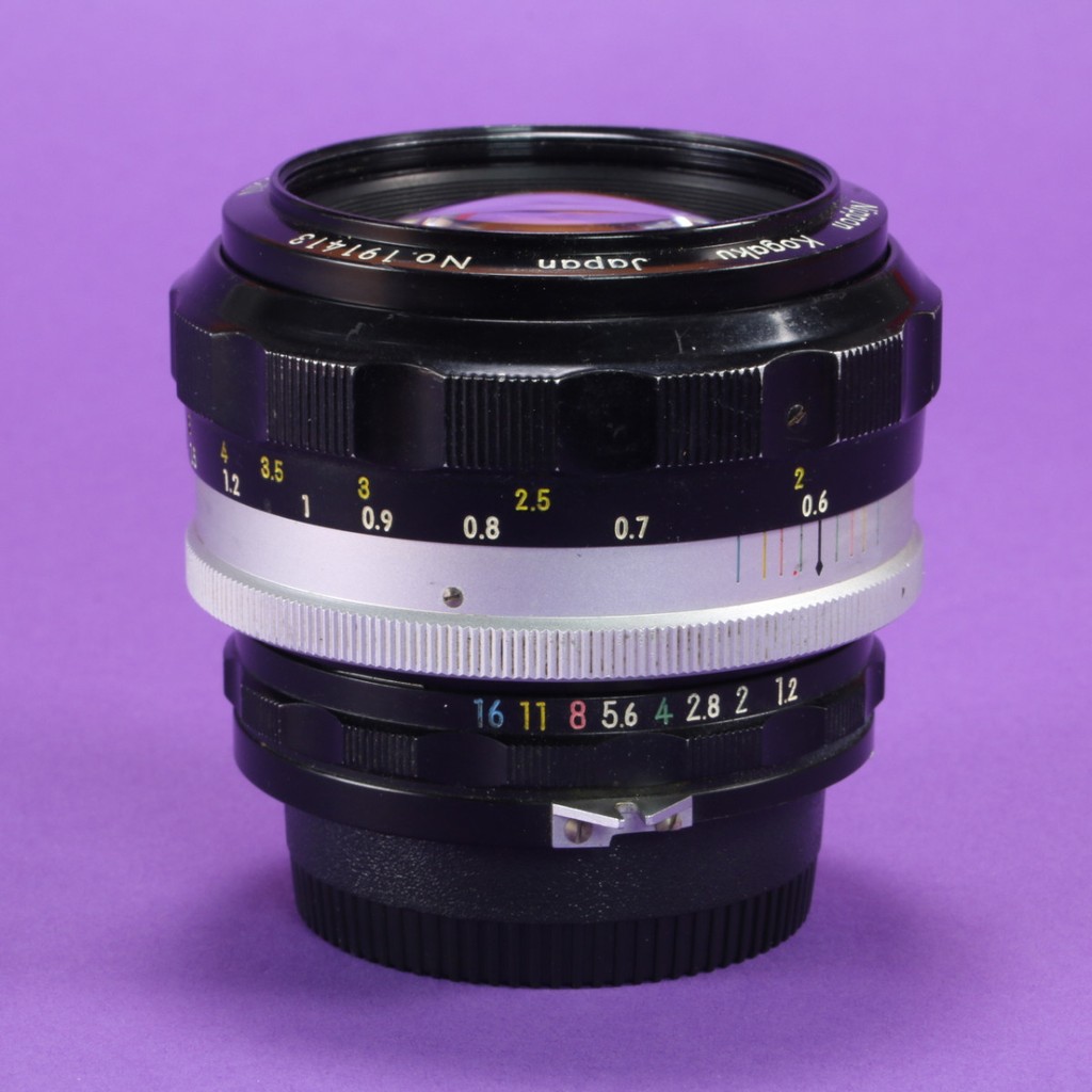 Nikon 55mm f1.2 Nikkor-S Non-AI Lens - Ultra-fast Prime Lens for