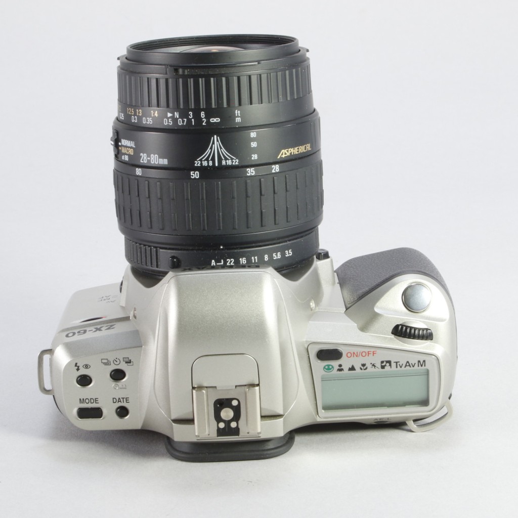 Pentax ZX-60 Camera with Pentax 28-80mm f3.5-5.6 II Macro Lens