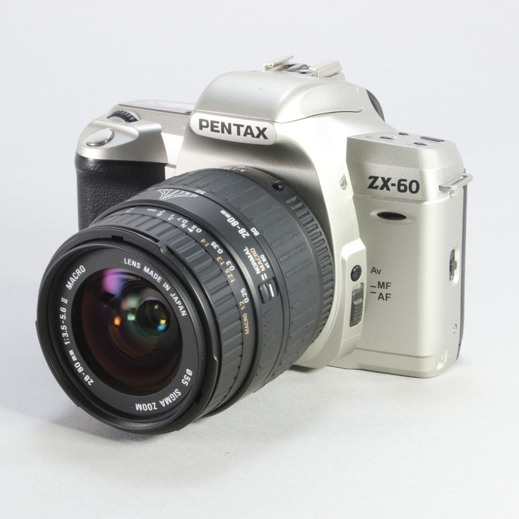 Pentax ZX-60 Camera with Pentax 28-80mm f3.5-5.6 II Macro Lens