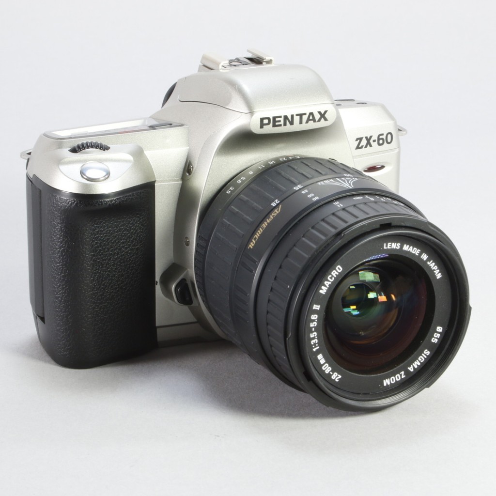 Pentax ZX-60 Camera with Pentax 28-80mm f3.5-5.6 II Macro Lens