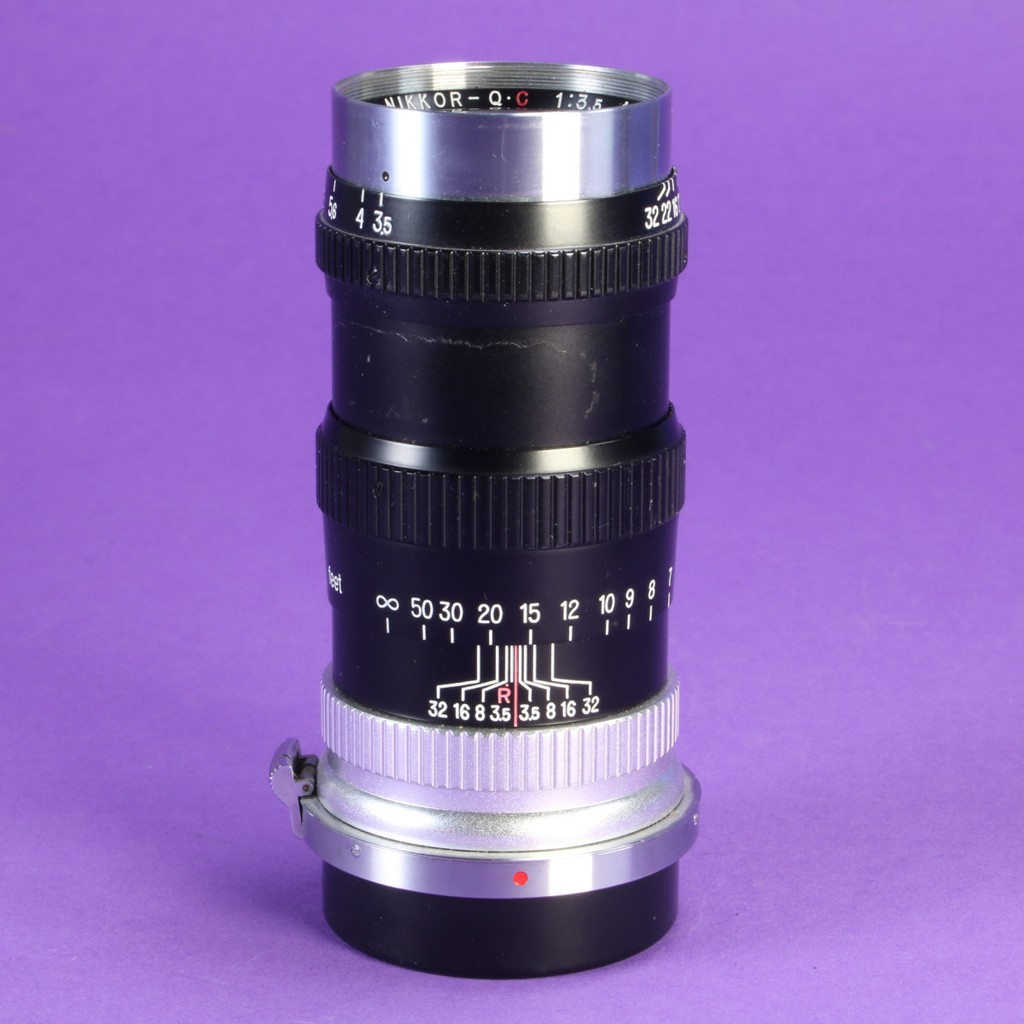 Nikon 13.5cm f3.5 Nikkor-Q.C Lens for Nikon S | Blue Moon Camera