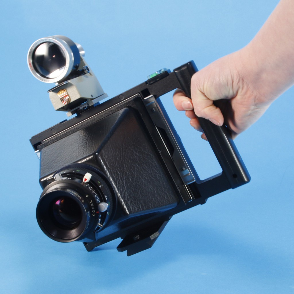 Cambo Handheld 4X5 Camera with Sinar 150mm f5.6 Lens | Blue Moon