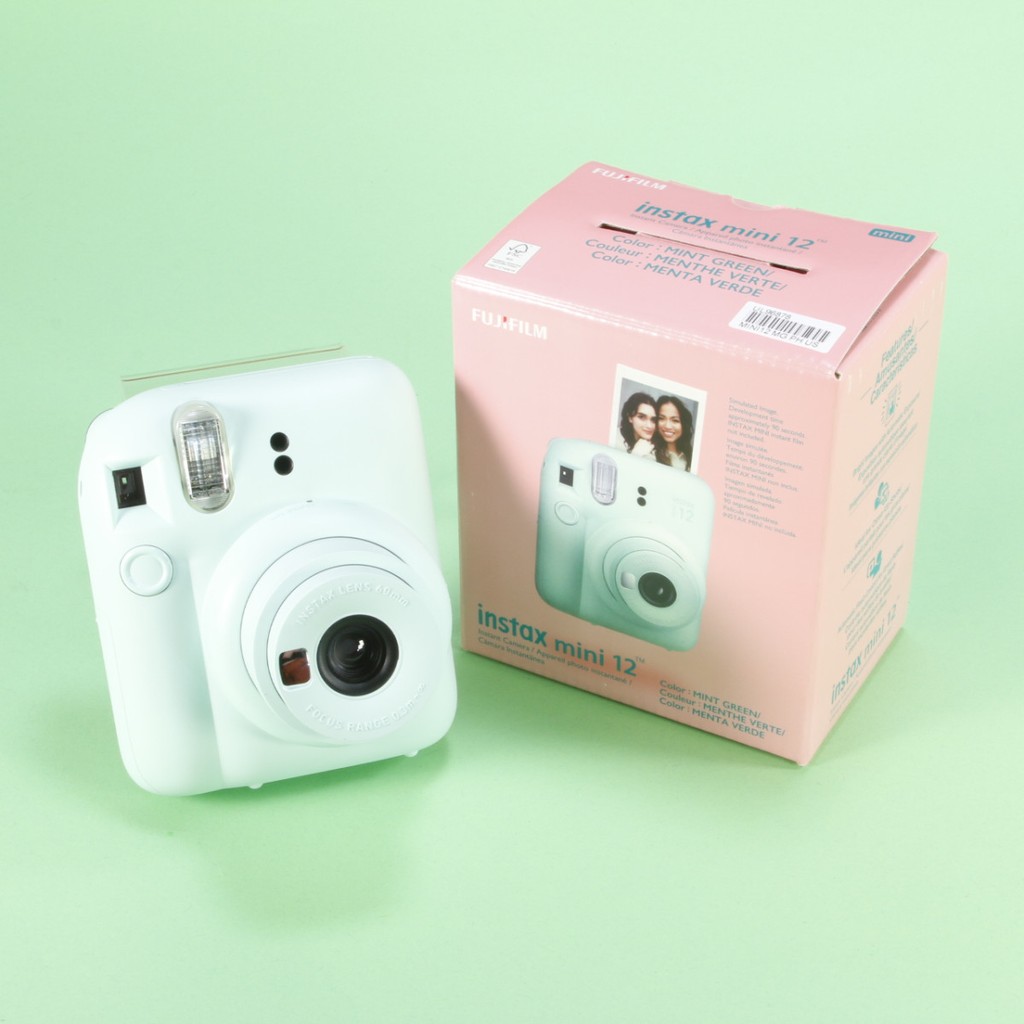 Fuji Instax Mini 12 - Mint Green: Compact Instant Camera | Blue