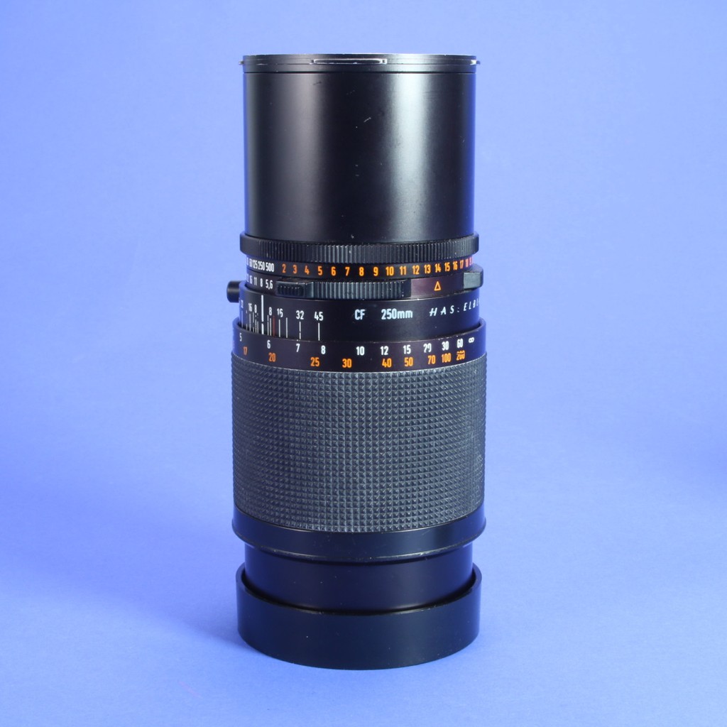 Carl Zeiss 250mm f5.6 Sonnar T* CF Lens for Hasselblad V | Blue