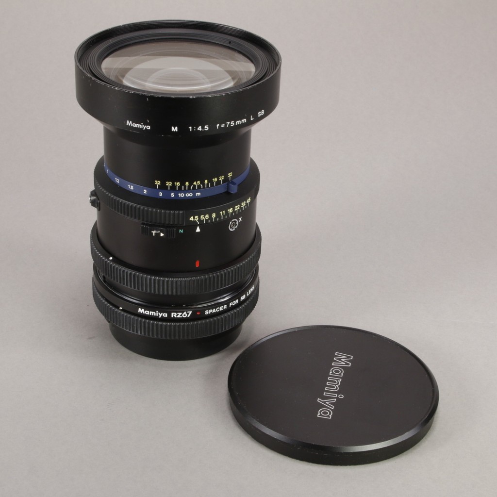 Mamiya 75mm f4.5 M L SB Lens for RZ67 | Blue Moon Camera