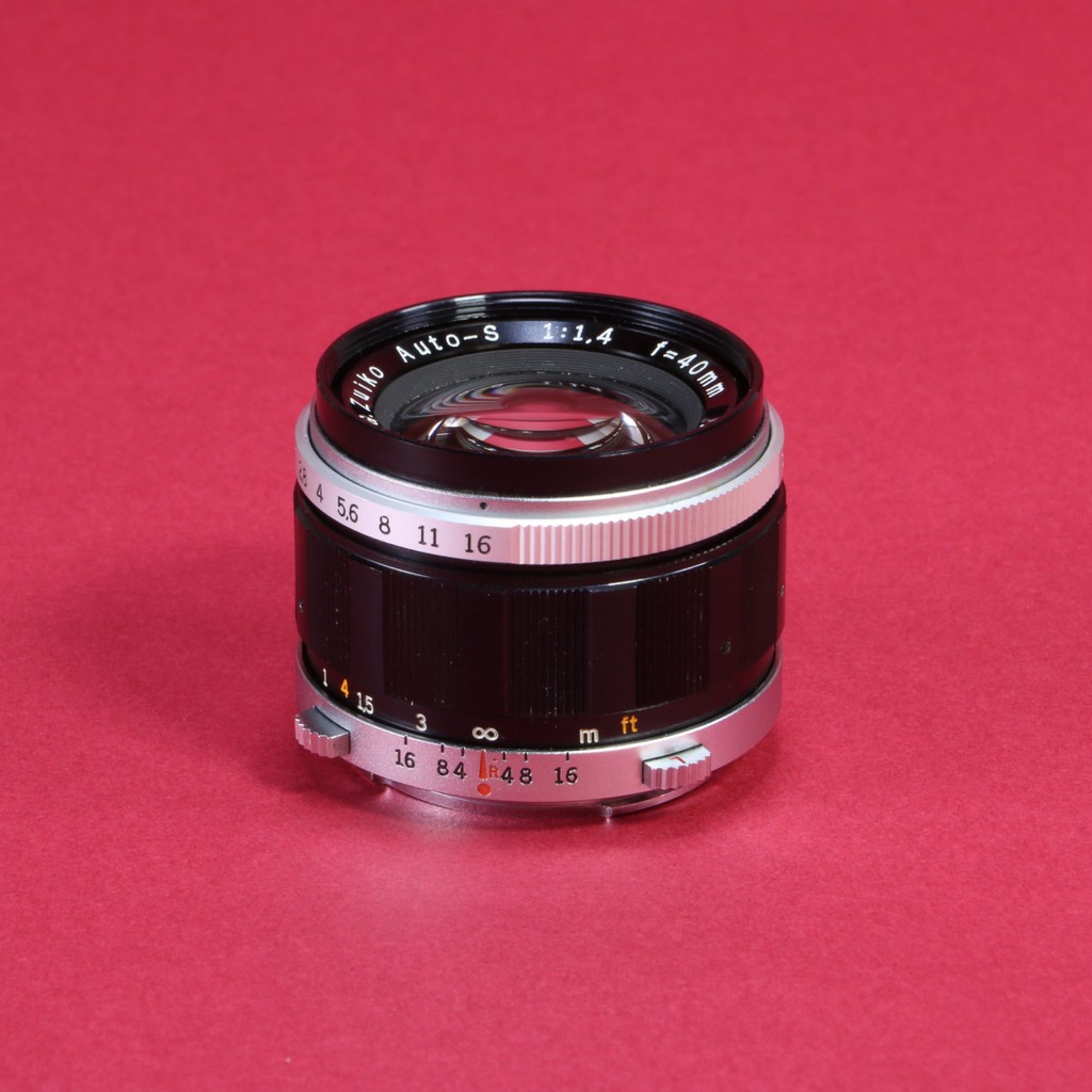 Olympus 40mm f1.4 G.Zuiko Auto-S Lens for Olympus Pen F | Blue