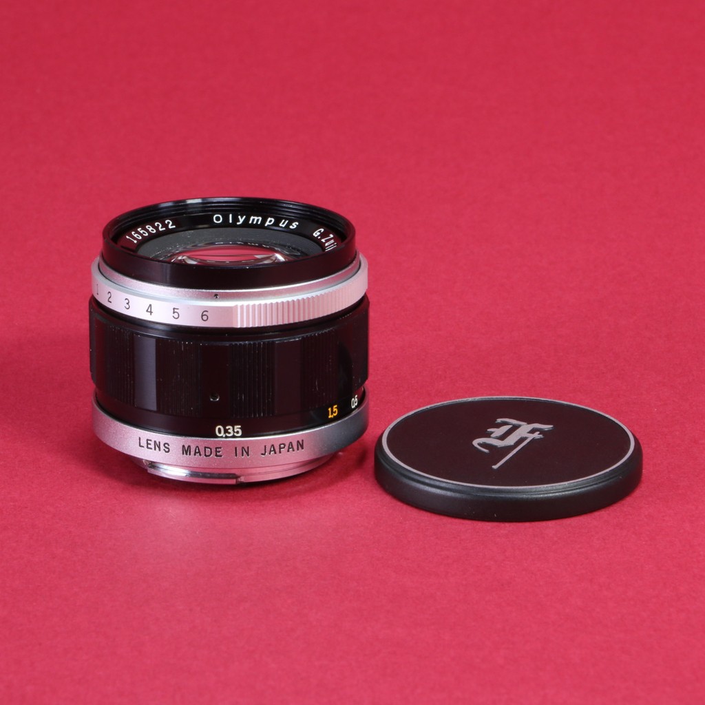 Olympus 40mm f1.4 G.Zuiko Auto-S Lens for Olympus Pen F | Blue