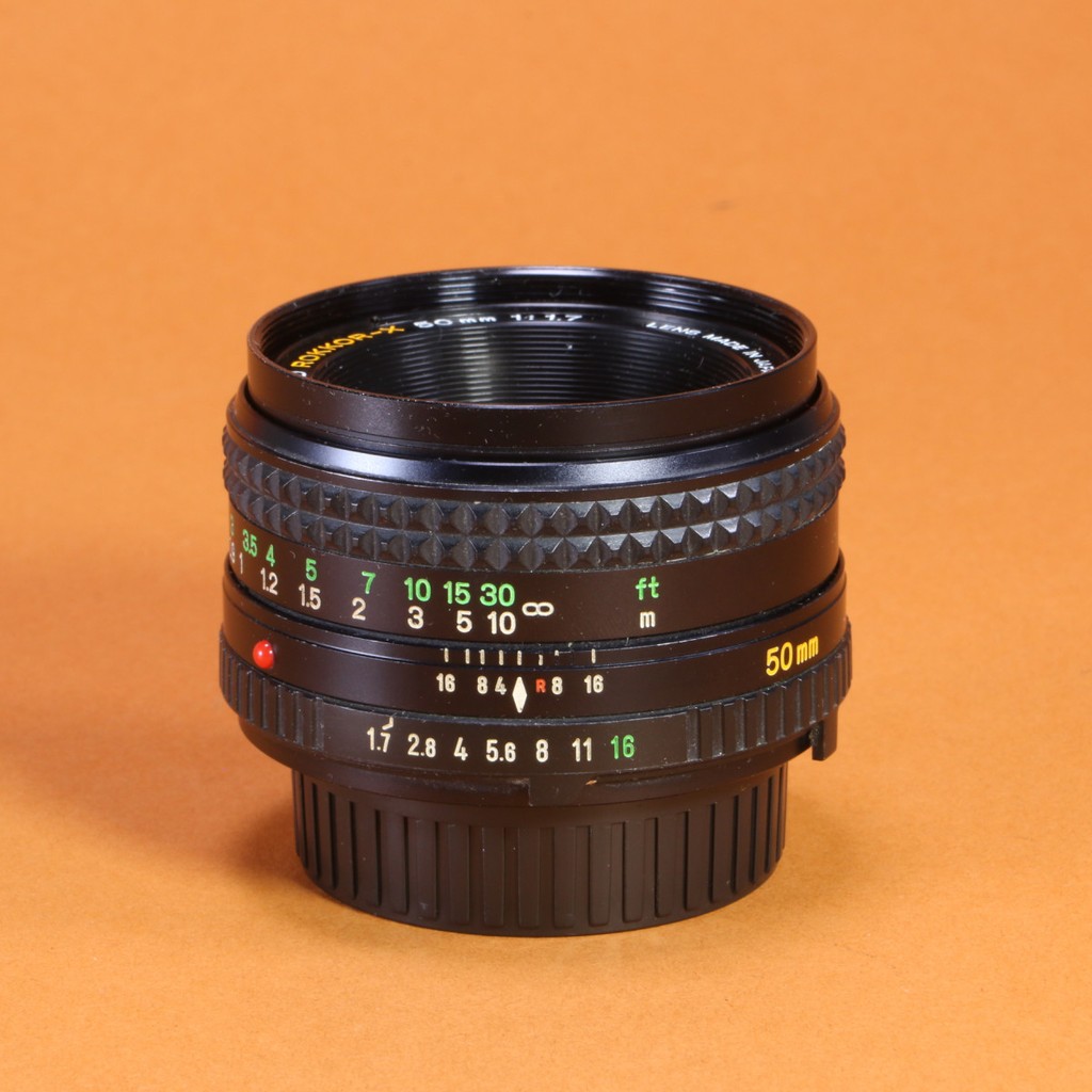 Minolta 50mm f1.7 Rokkor-X Lens for MD | Blue Moon Camera