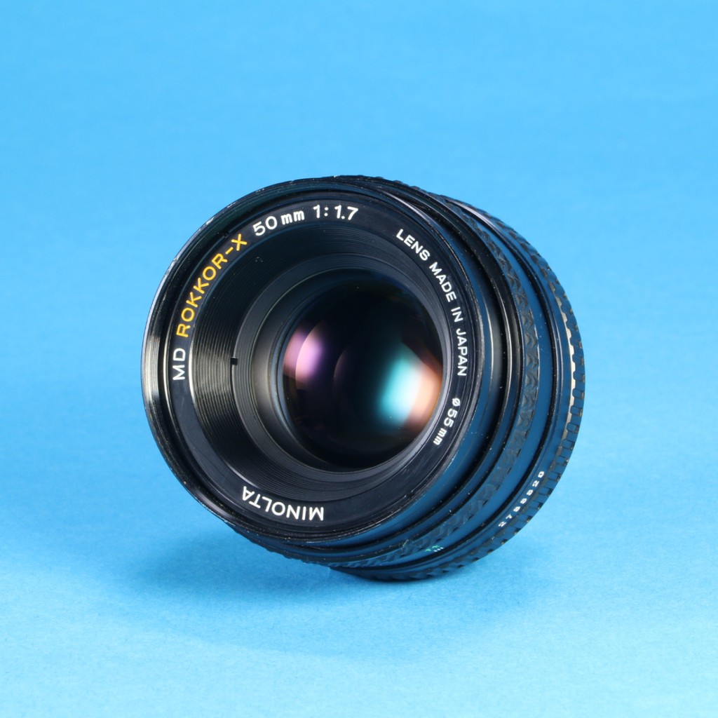 Minolta 50mm f1.7 Rokkor-X Lens for MD | Blue Moon Camera