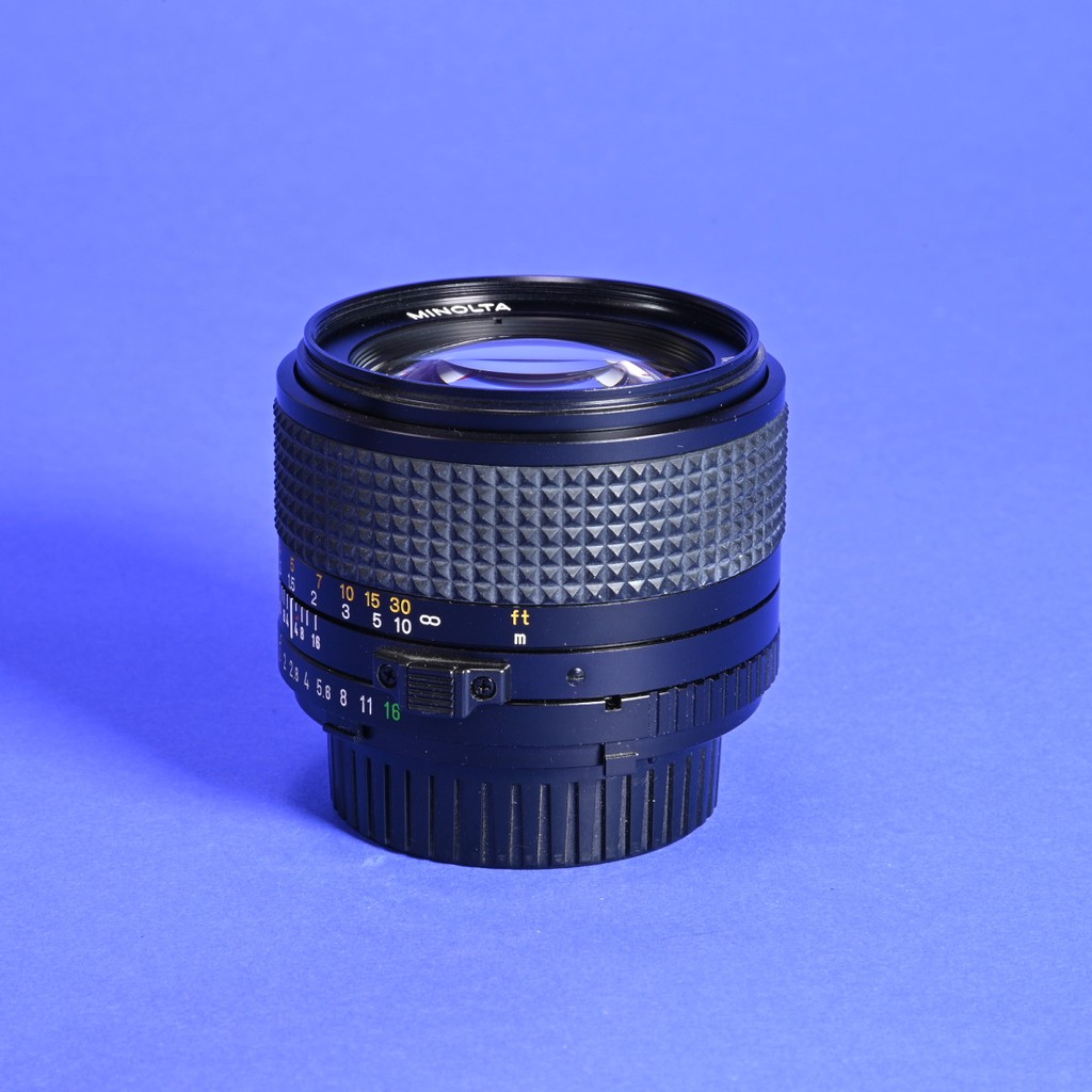 Used Minolta 50mm f1.2 MD Lens for Minolta SLR Cameras | Blue Moon