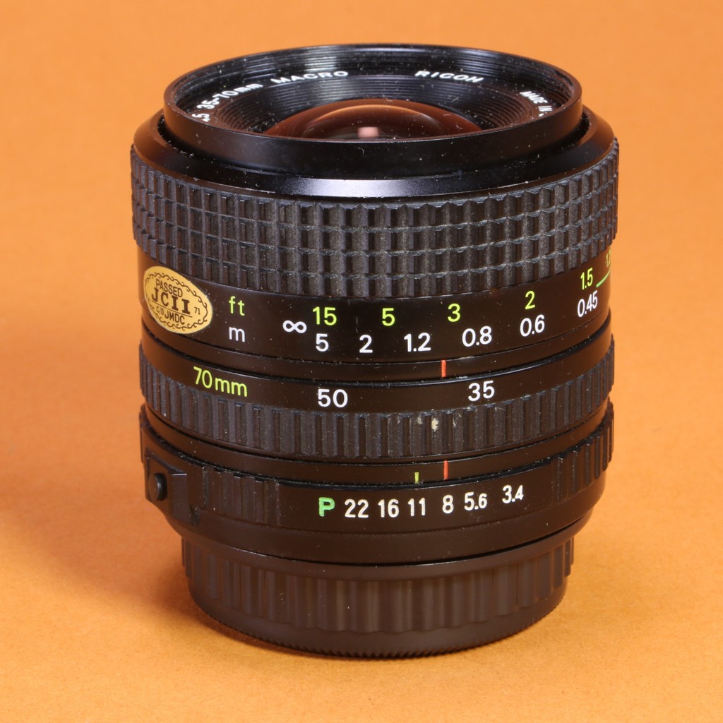 Ricoh 35-70mm f3.4-4.5 Rikenon P Zoom Macro Lens for Pentax PK