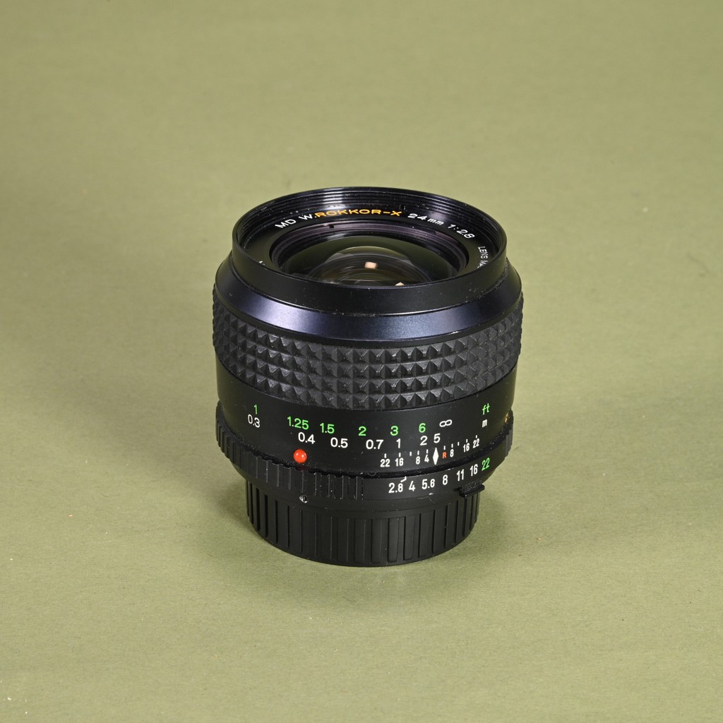 Minolta 24mm f/2.8 W.Rokkor-X Lens for MD Mount | Blue Moon Camera