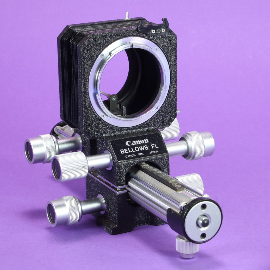 Canon Bellows FL: Versatile Macro Accessory for Canon SLRs | Blue