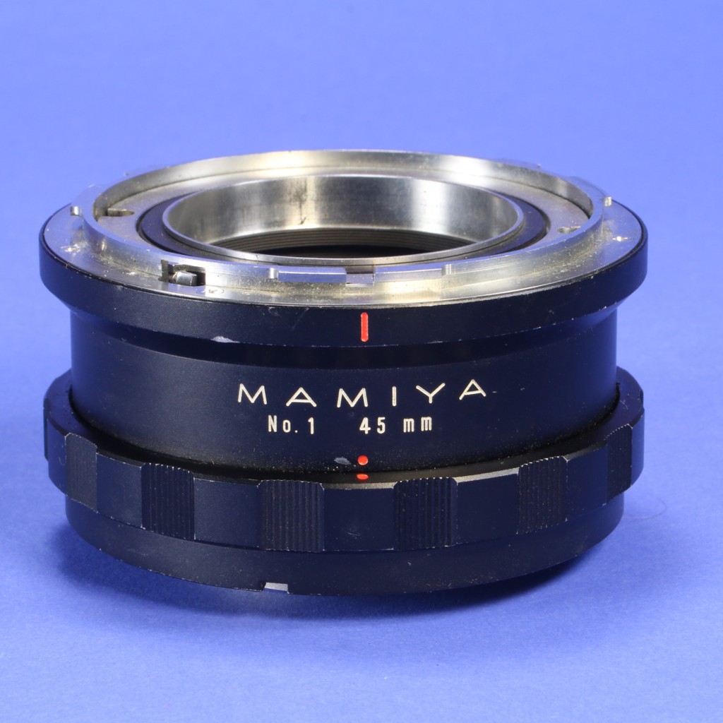Used Mamiya RB67 45mm Extension Tube for Macro Photography | Blue