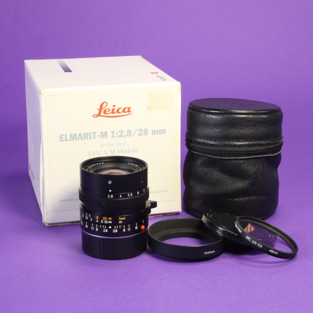 Leica 28mm f2.8 Elmarit-M Lens 11804 for Leica M | Blue Moon Camera
